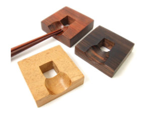 木製箸置･角削